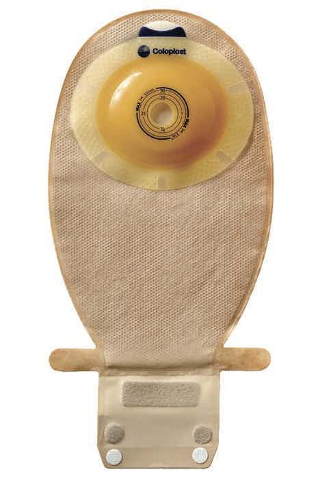 SenSura EasiClose One-Piece System Ostomy Pouch, 1-1/8" Stoma, 15624, Transparent - Box of 10