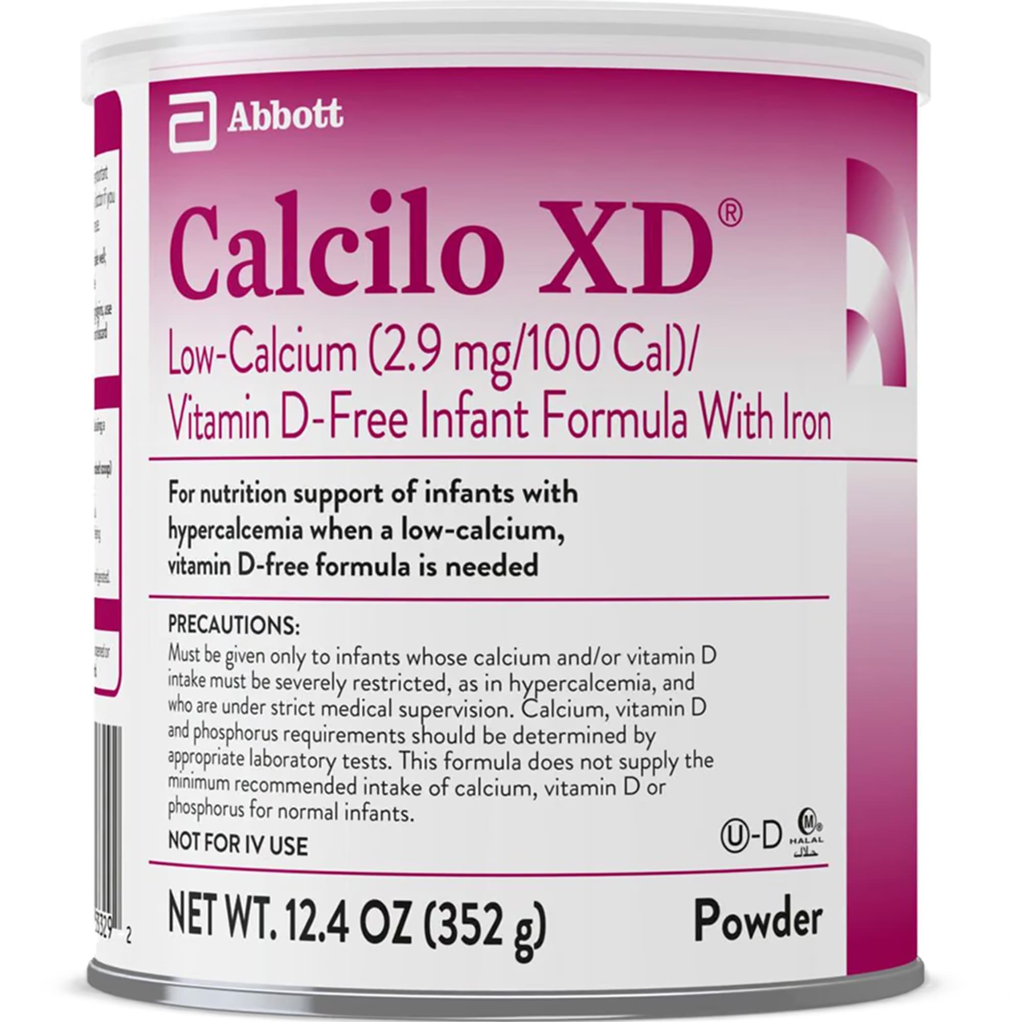 Calcilo XD Low-Calcium Vitamin D-Free Infant Formula with Iron