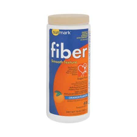 sunmark Fiber Powder Smooth Texture Psyllium Husk Powder, Orange Flavor, 01093981544, 10 oz. - 1 Each