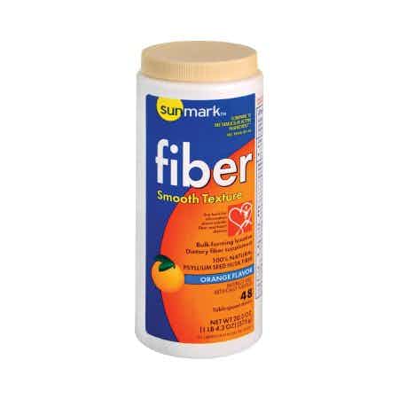 sunmark Fiber Powder Smooth Texture Psyllium Husk Powder, Orange Flavor, 01093981444, 20.3 oz. - 1 Each
