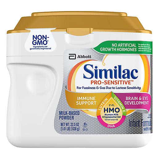 Similac Pro-Sensitive Infant Formula with Iron, 22.5 oz. , 68090, 1 Each