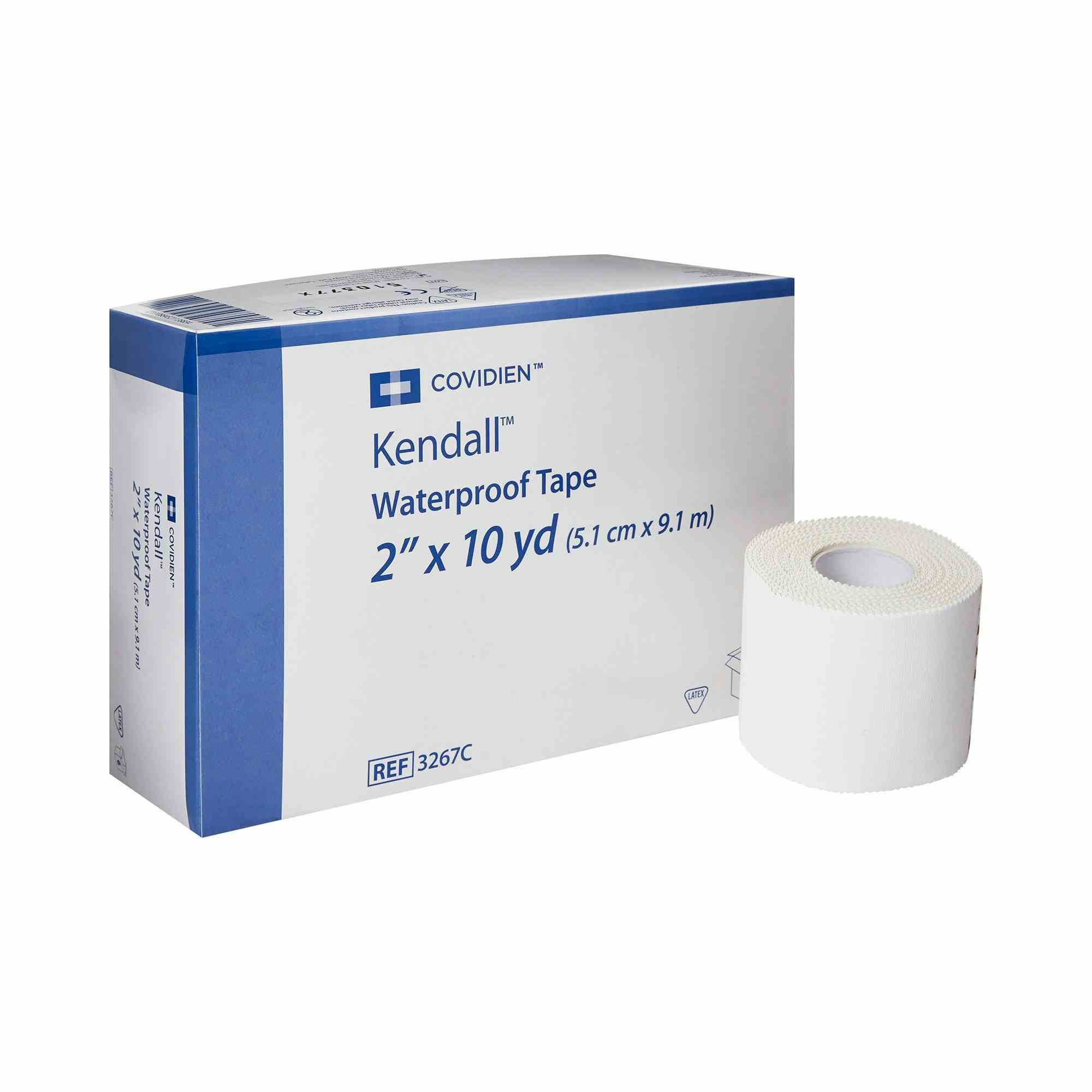 Kendall Medical Tape, 2 Inch x 10 Yard, 3267C, Box of 6