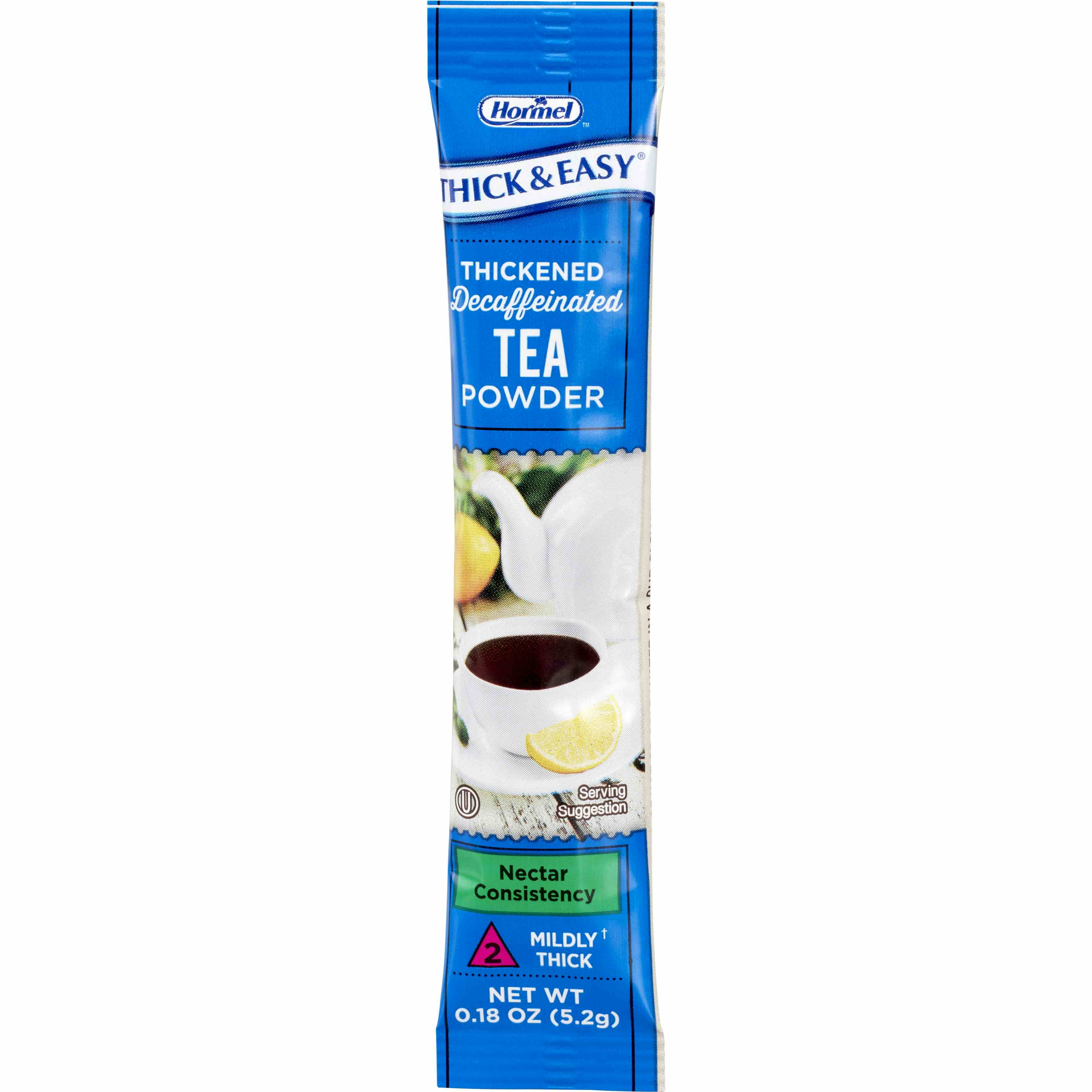 Thick & Easy Decaffeinated Tea Nectar Consistency Thickened Beverage, 0.18 oz. Packet of Powder, 81330, Case of 72