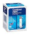 Contour Next Blood Glucose Test Strips for Self-Testing, 7311, Box of 50