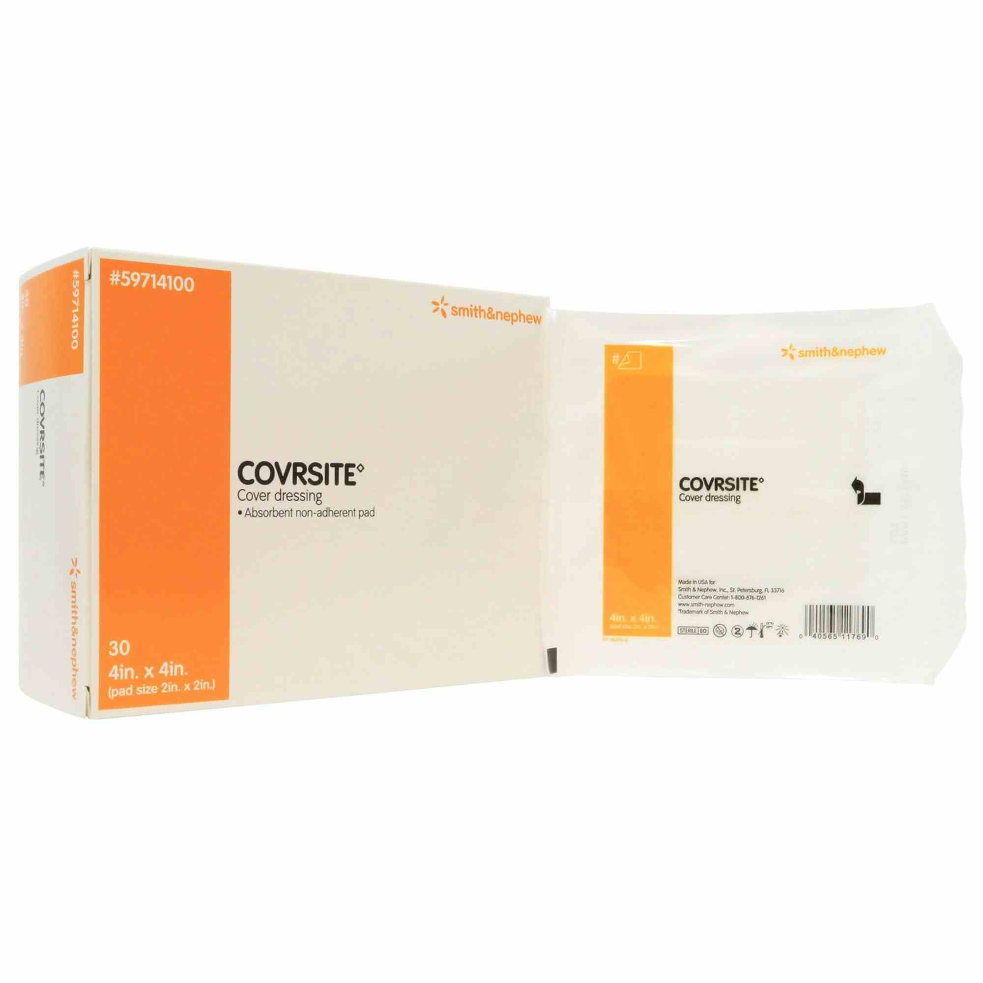 Coversite Cover Dressing, 4 X 4", 59714100, Box of 30