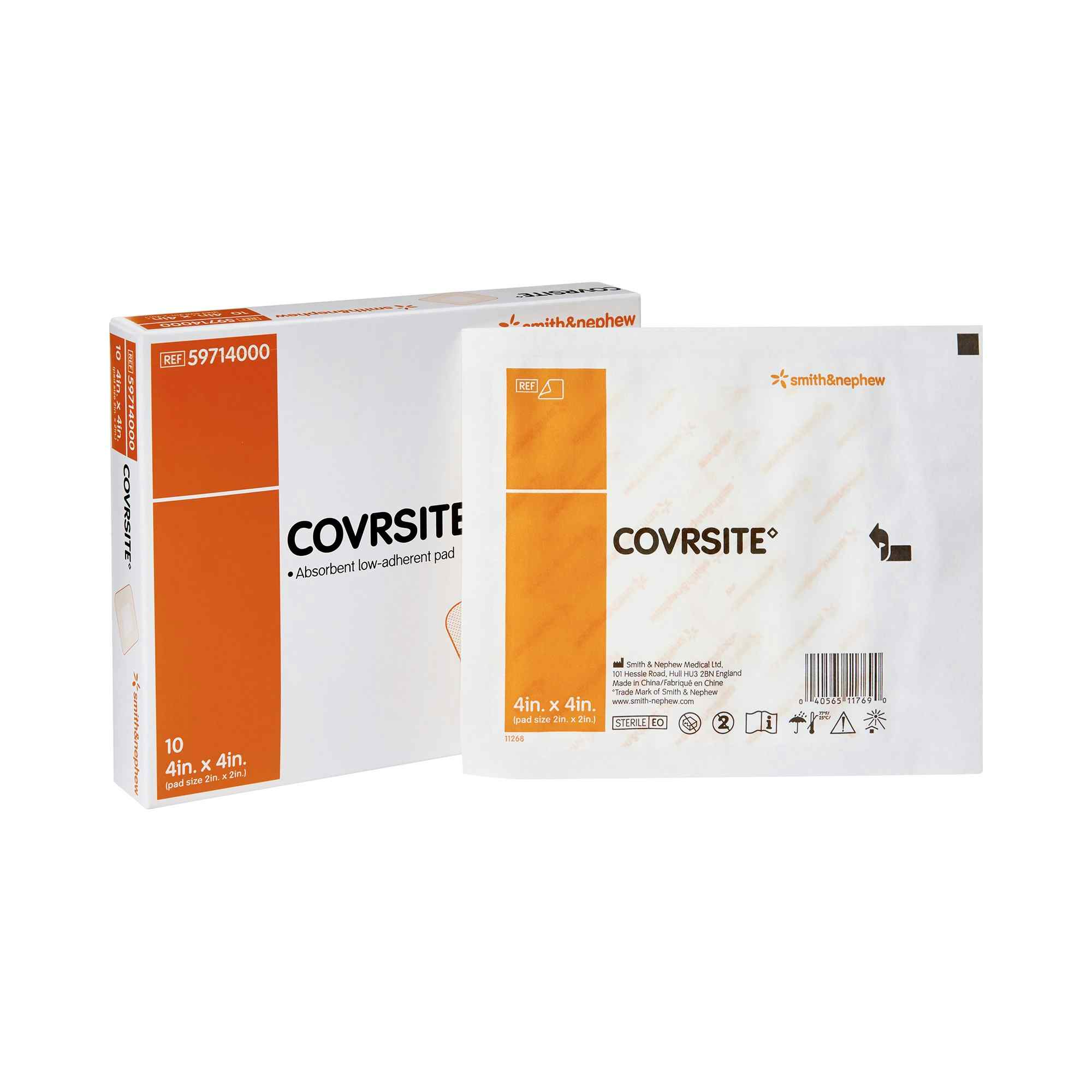 Coversite Cover Dressing, 4 X 4", 59714000, Box of 10