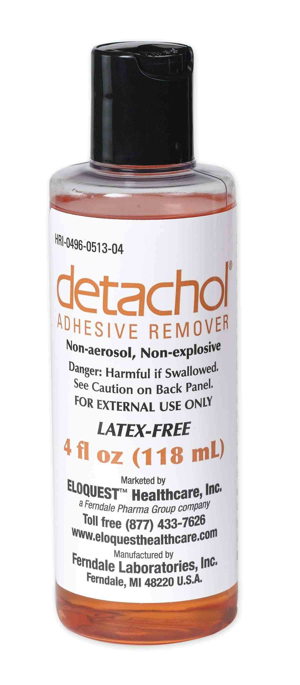 Detachol Adhesive Remover, 4 oz., 0513-04, 1 Each