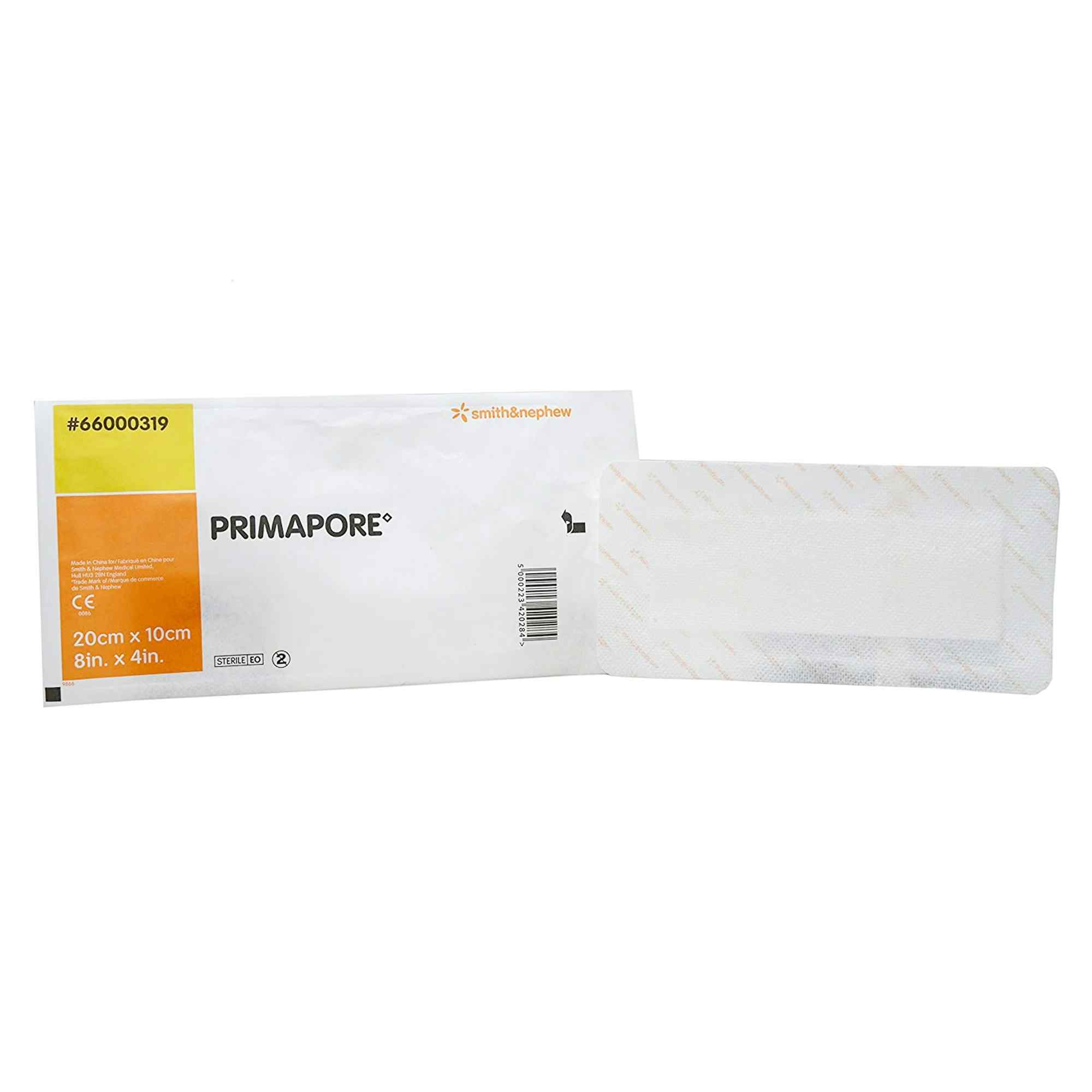 Primapore Adhesive Dressing, 4 X 8", 66000319, Box of 20