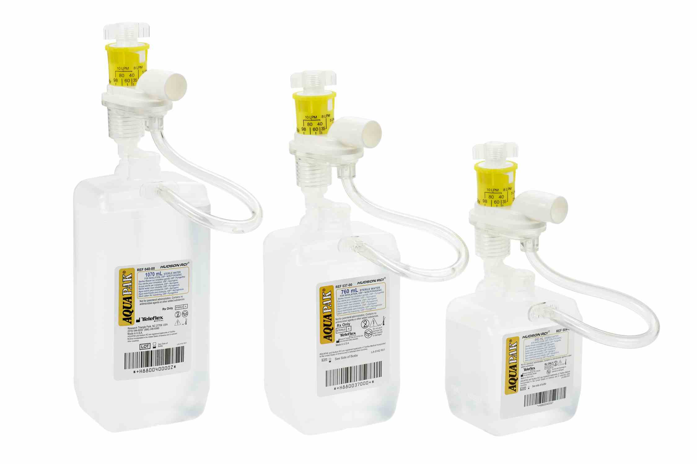 Aquapak Nebulizer Sterile Water Prefilled Nebulizer, 044-33, 440 mL - 1 Each