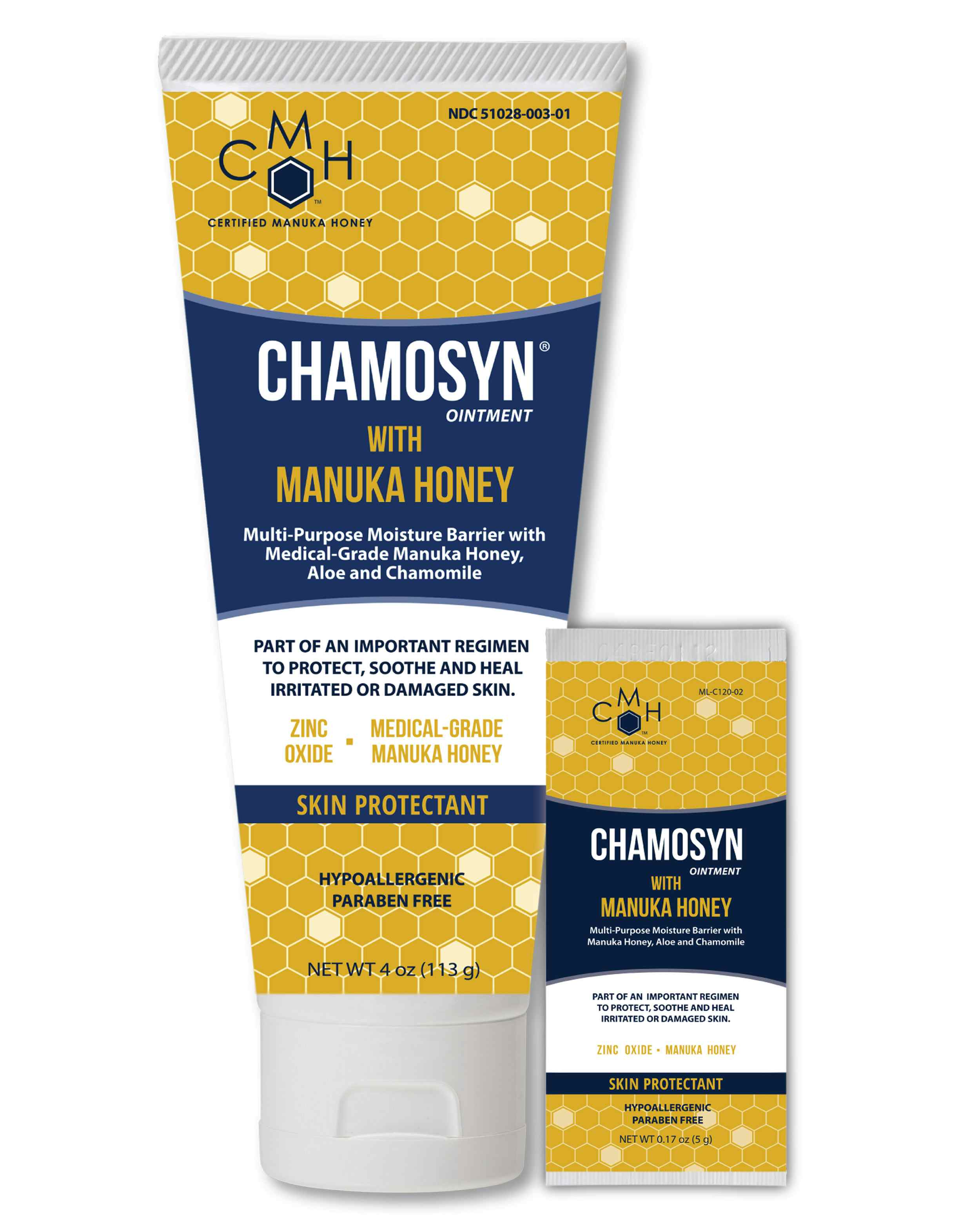 Chamosyn with Manuka Honey Multi-Purpose Moisture Barrier Skin Protectant, 4 oz.