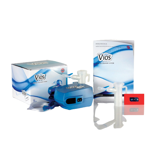 Vios LC Sprint Compressor Nebulizer System with 8 mL Medication Cup & Pediatric Aerosol Mask, 310F35-P, 1 Each