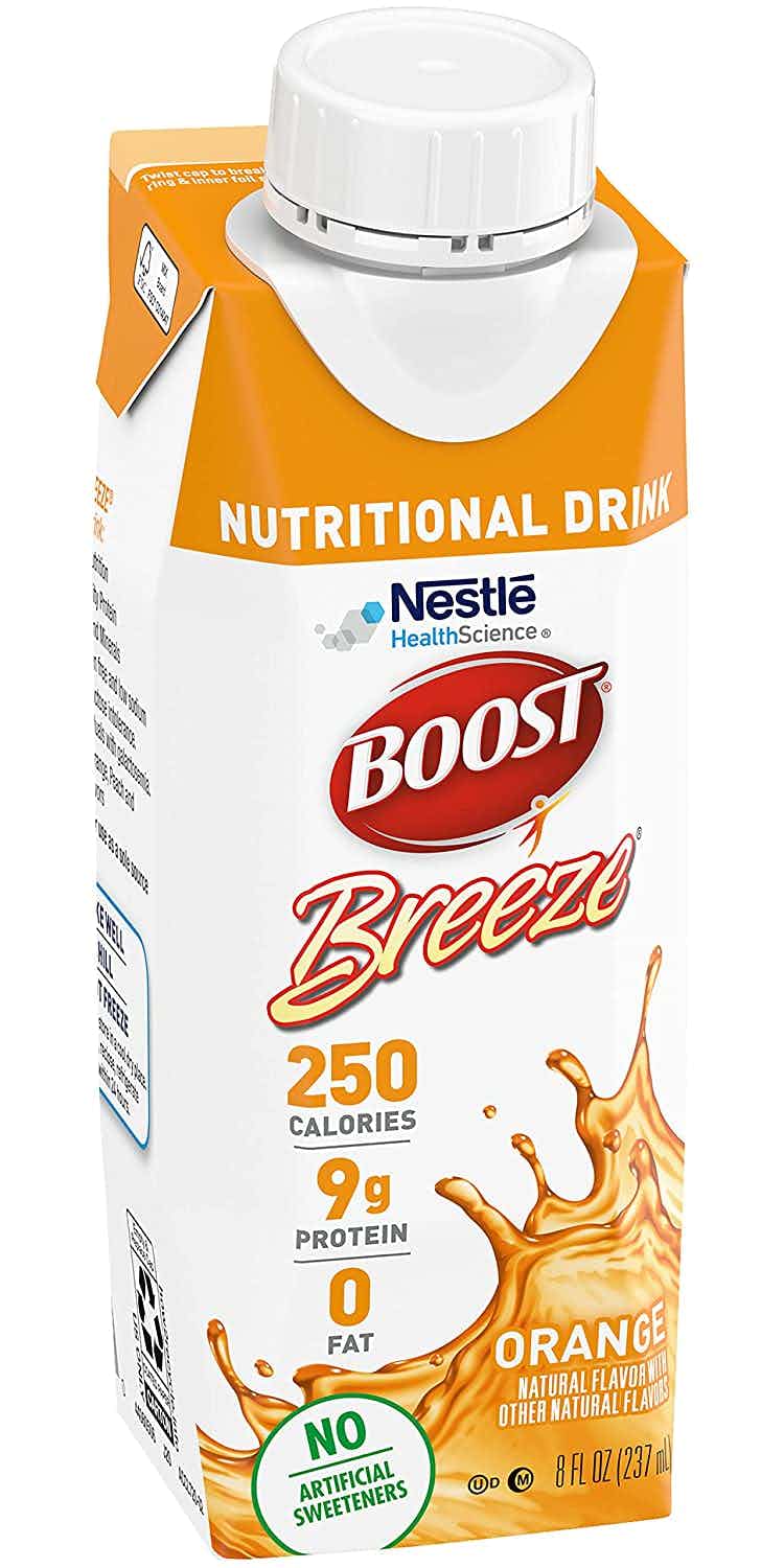 Boost Breeze Nutritional Drink, Orange, 8 oz.