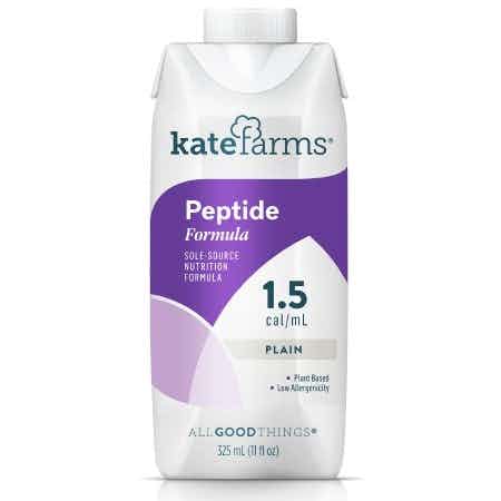 Kate Farms Peptide 1.5 Sole-Source Nutrition Formula, Plain, 11 oz., 851823006379, 1 Each