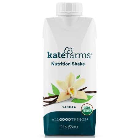 Kate Farms Nutrition Shake, Vanilla, 11 oz., 811112030591, 1 Each