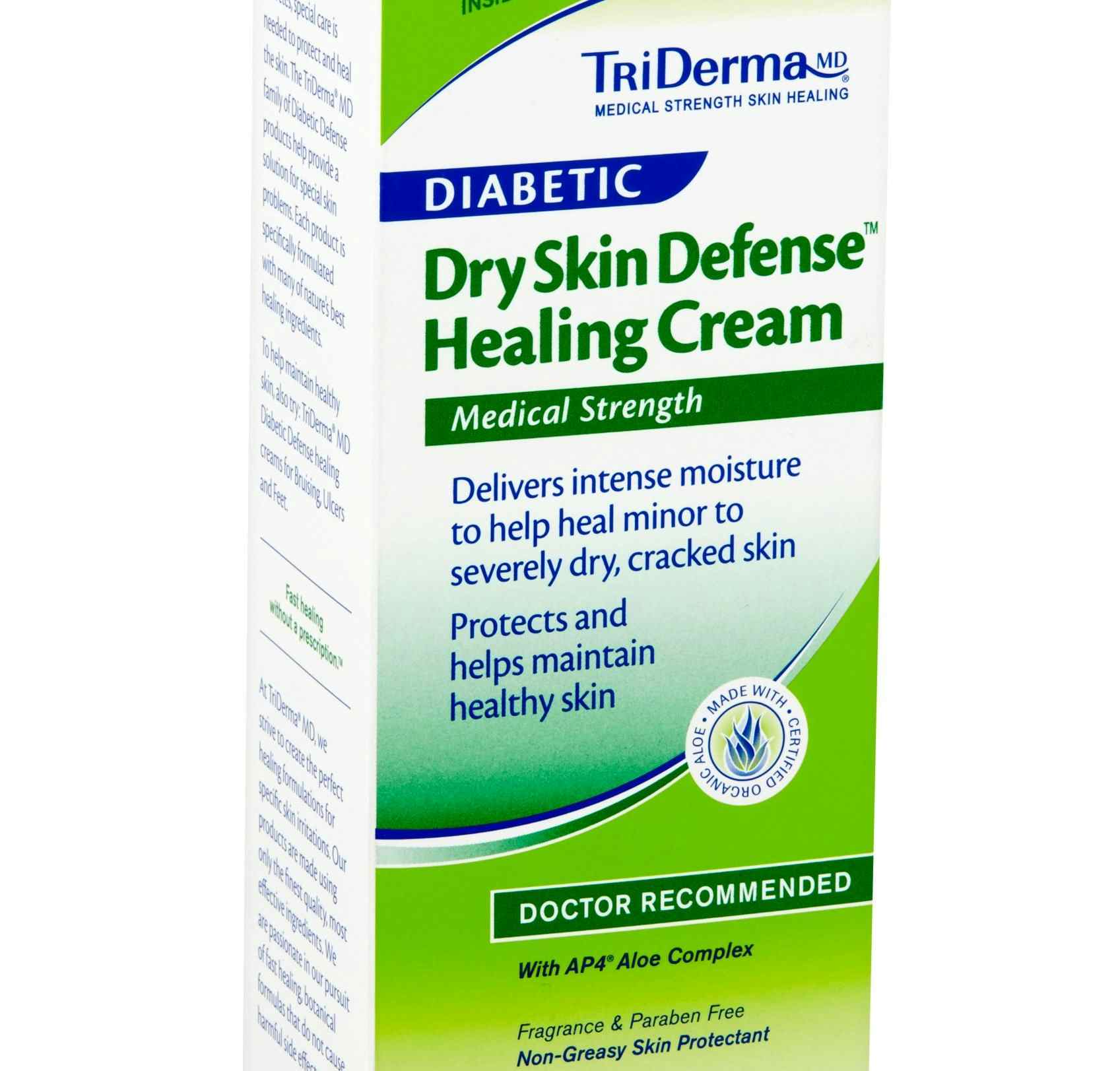 TriDerma MD Diabetic Dry Skin Defense Healing Cream, 4.2 oz.