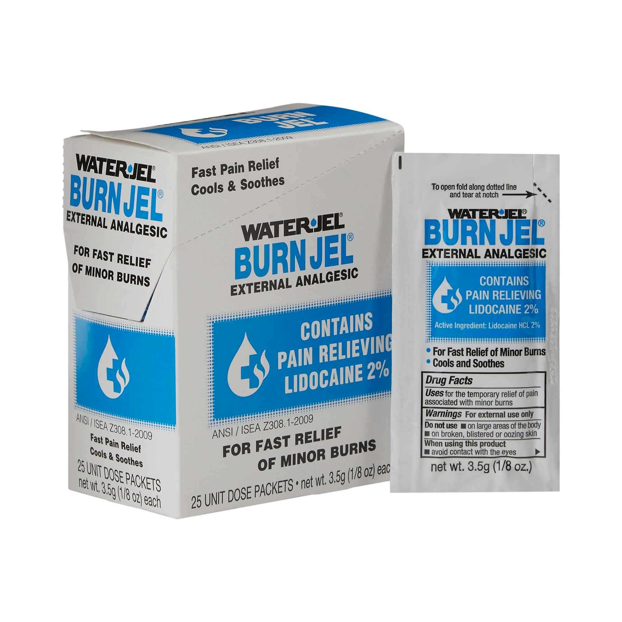 Water-Jel Burn Jel External Analgesic Gel, 600U-1.00.000, Case of 600 (24 Boxes)