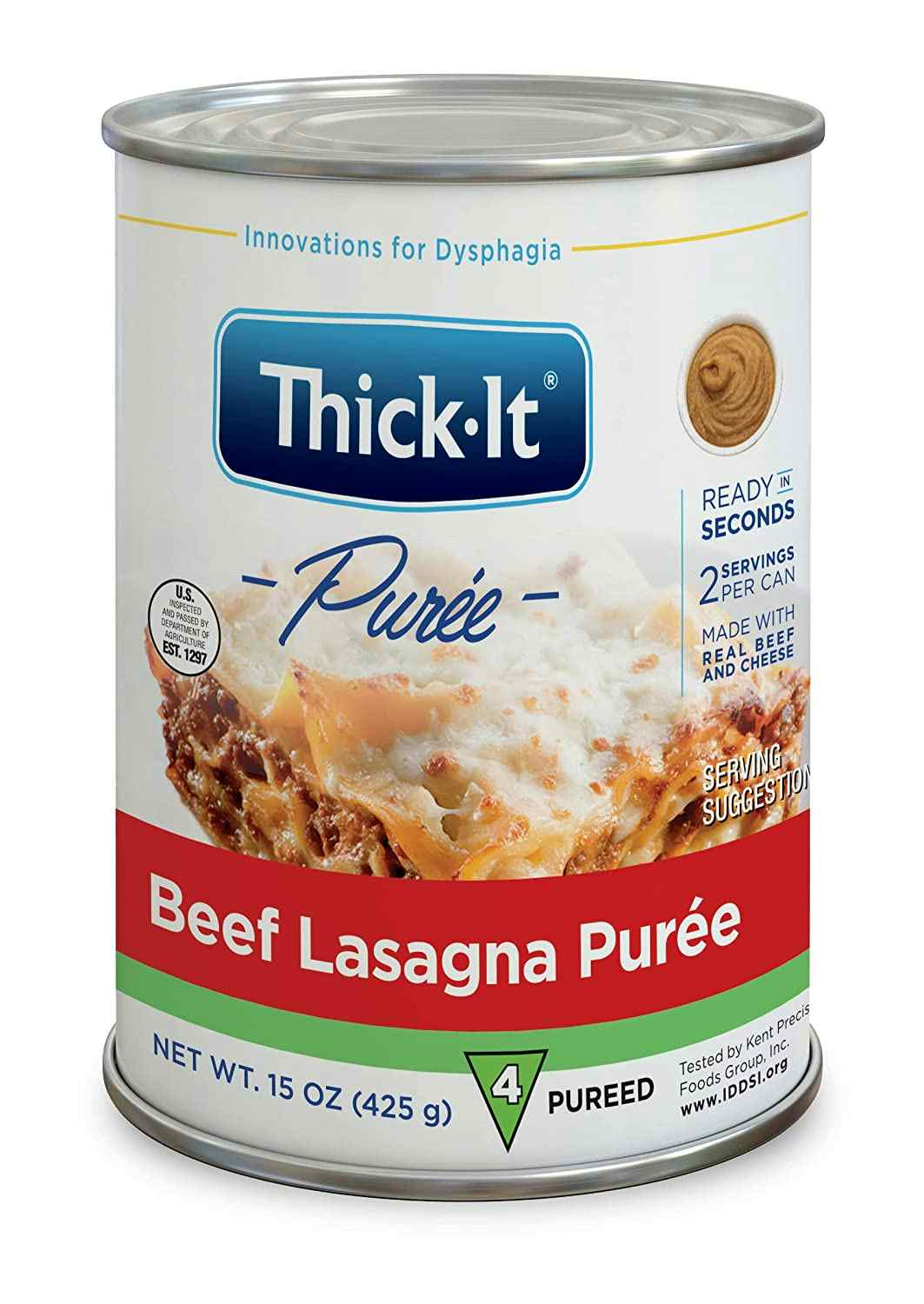 Thick-It Purees Beef Lasagna Puree, 15 oz., H302-F8800, 1 Each