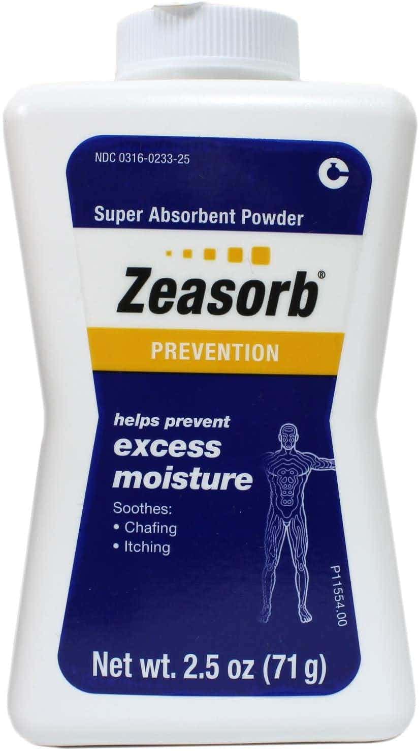 Zeasorb Prevention Super Absorbent Powder, 2.5 oz., 30316023325, 1 Each