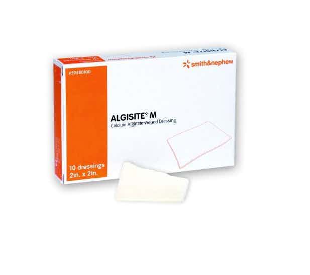 AlgiSite M Calcium Alginate Wound Dressing, 2 X 2", 59480100, Box of 10