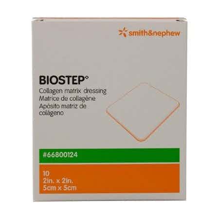 Biostep Collagen Matrix Dressing, 2 X 2", 66800124, Box of 10