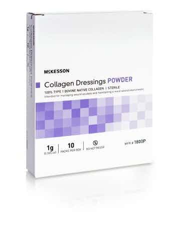 McKesson Collagen Dressings Powder, 1g, 1800P, Box of 10