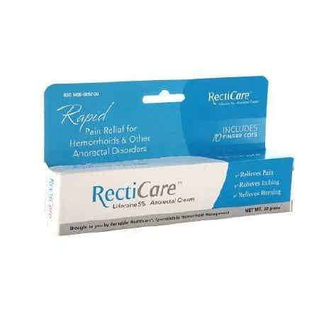 RectiCare Lidocaine Anorectal Cream, 5%, 00496089230, 1 Each