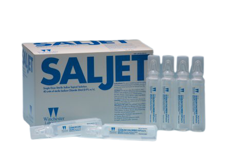 Saljet Sterile Saline Solution, 64938-009-001, Box of 40