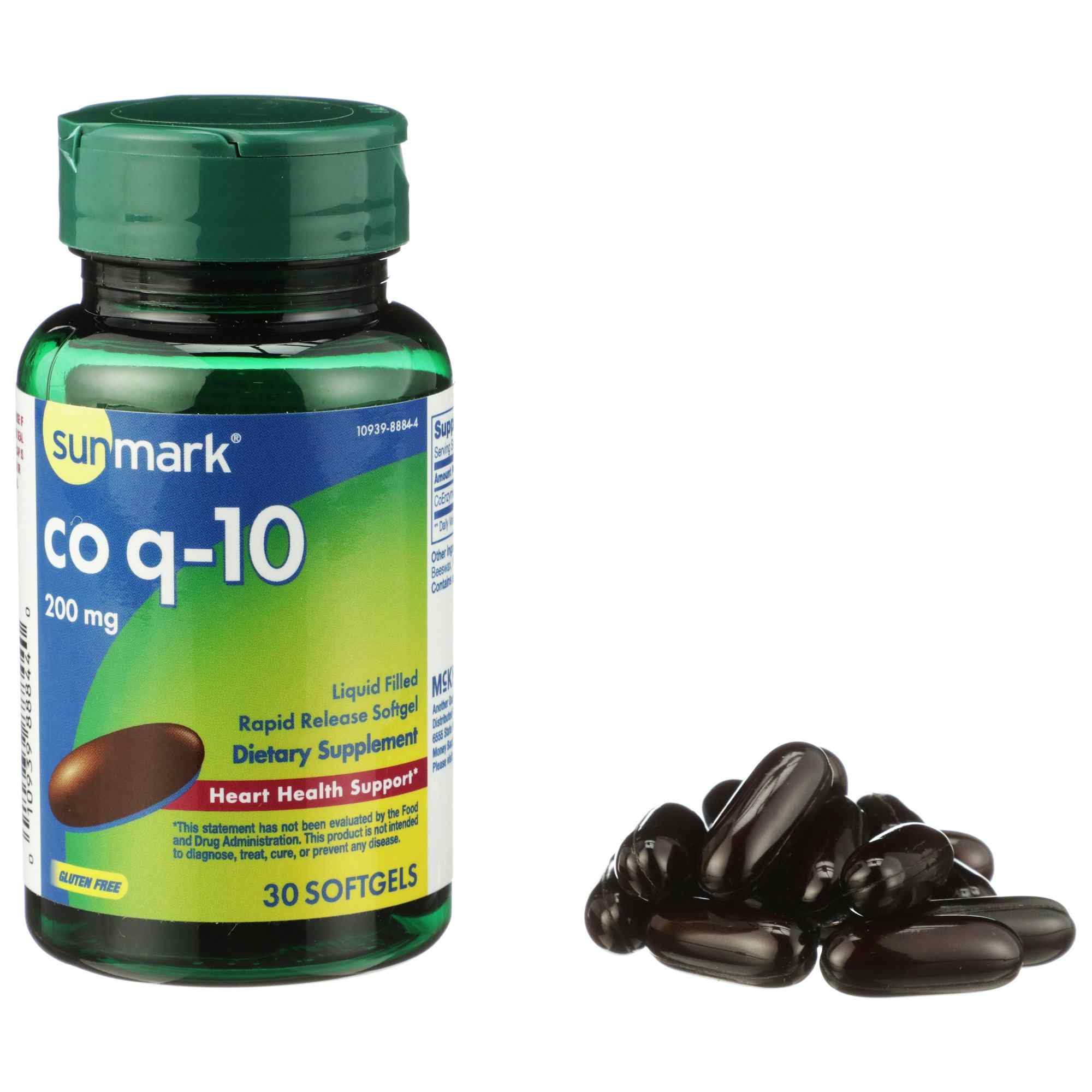 Suunmark Co Q-10 Dietary Supplement, 200 mg, 30 Softgels, 01093988844, 1 Bottle