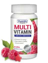 YumVs Complete Multi Vitamin, Raspberry Flavor, 60 Jellies, 9057-06, 1 Bottle