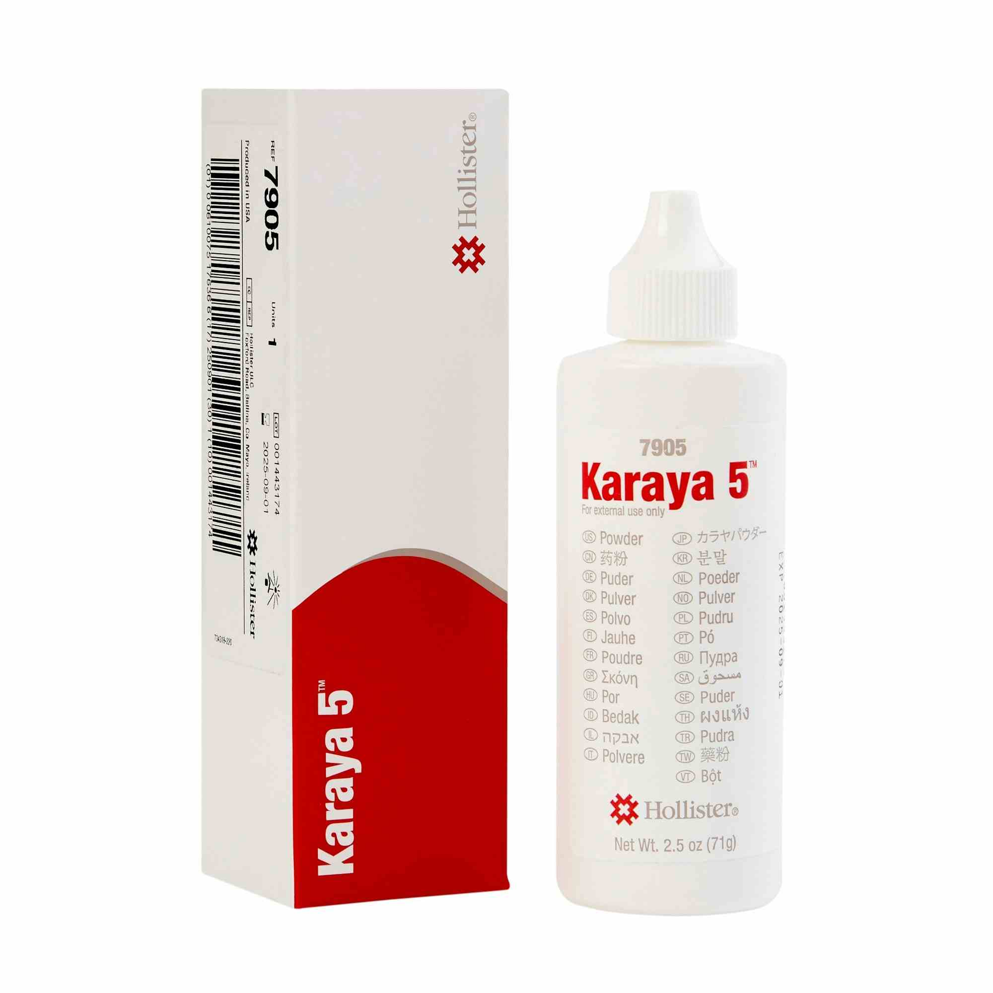 Karaya 5 Ostomy Barrier Powder, 2.5 oz, 7905, 1 Each
