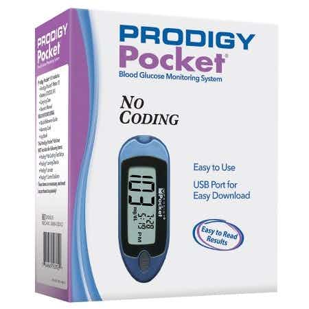 Prodigy Pocket Blood Glucose Monitoring System, 050302-B, 1 Each