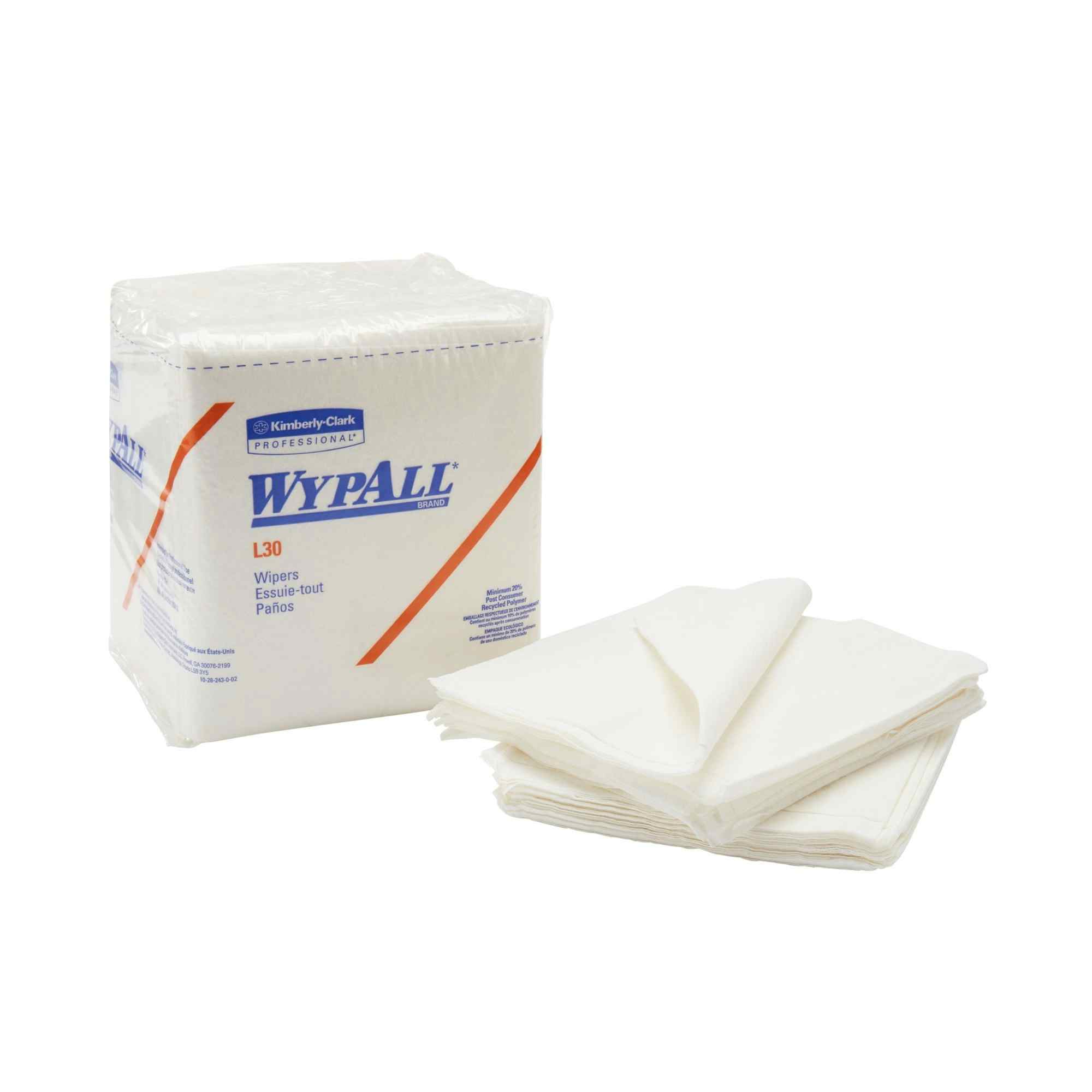 Kimberly Clark WypAll  L30 Task Wipes, 05812, Case of 1080 (12 Packs)
