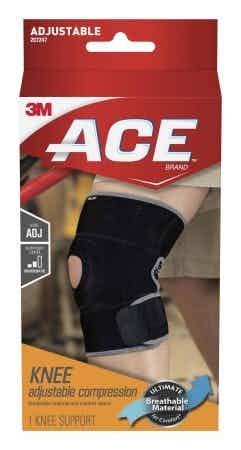 3M ACE Adjustable Compression Knee Brace, 05113119815, 1 Each