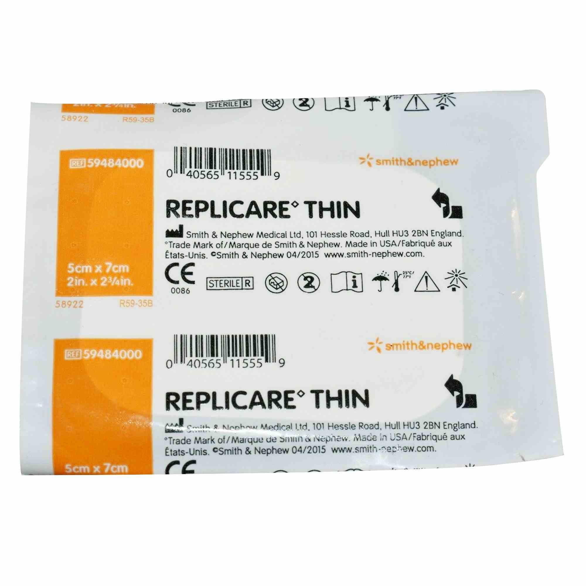 Replicare Thin Hydrocolloid Dressing, 2 X 2.75", 59484000, Replicare Thin