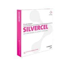 3M Silvercel Non-Adherent Antimicrobial Alginate Dressing, 4 X 8", 800408, Box of 5