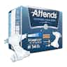 Attends Extended Wear Brief Adult Diapers with Tabs, Severe Absorbency, DDEW40, X-Large - Case of 56 (4 Bags)