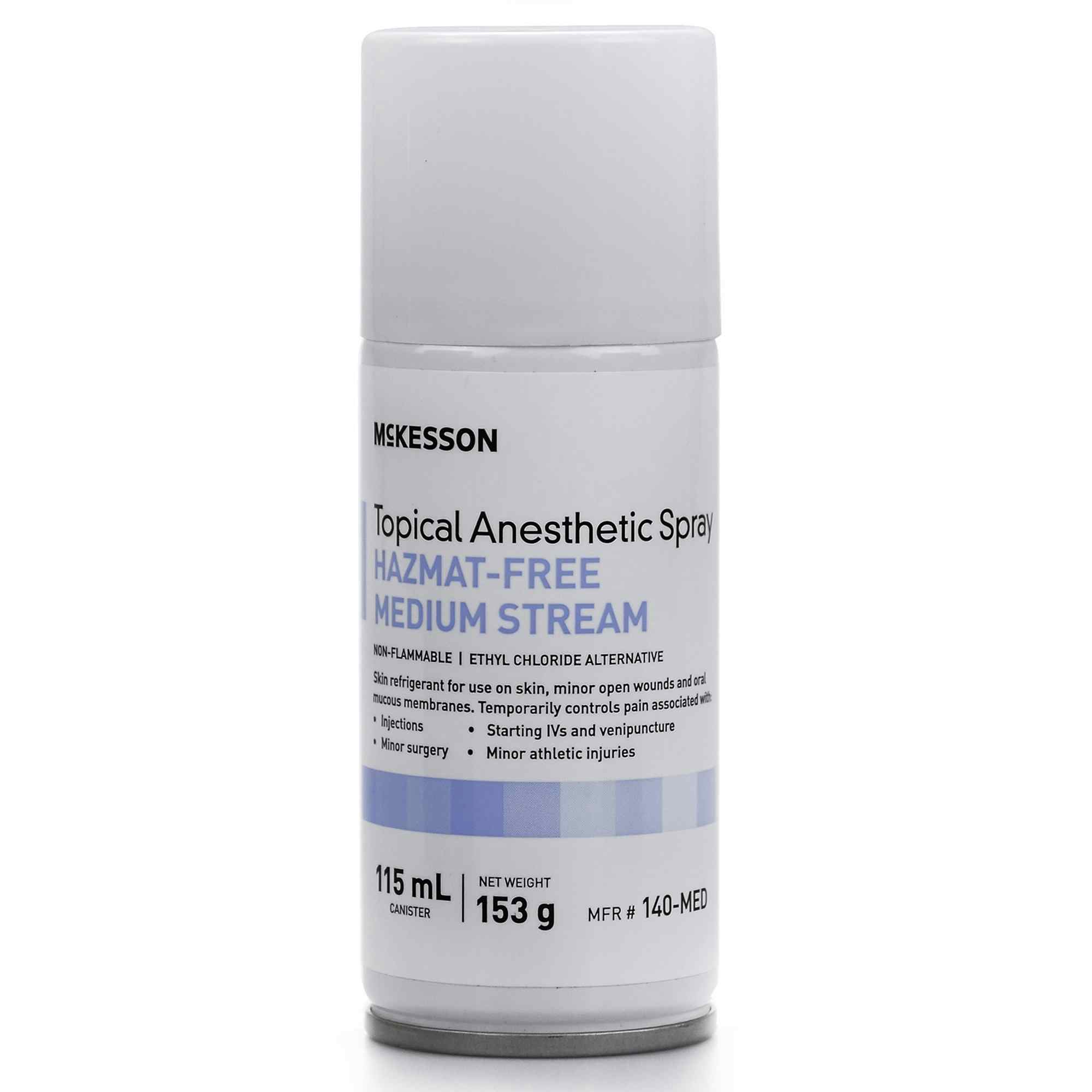 McKesson Hazmat-Free Medium Stream Topical Anesthetic Spray, 115 mL, 140-MED, 1 Bottle