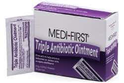 Medi-First Triple Antibiotic Ointment Packets,  0.5 Grams, 22373, Box of 25