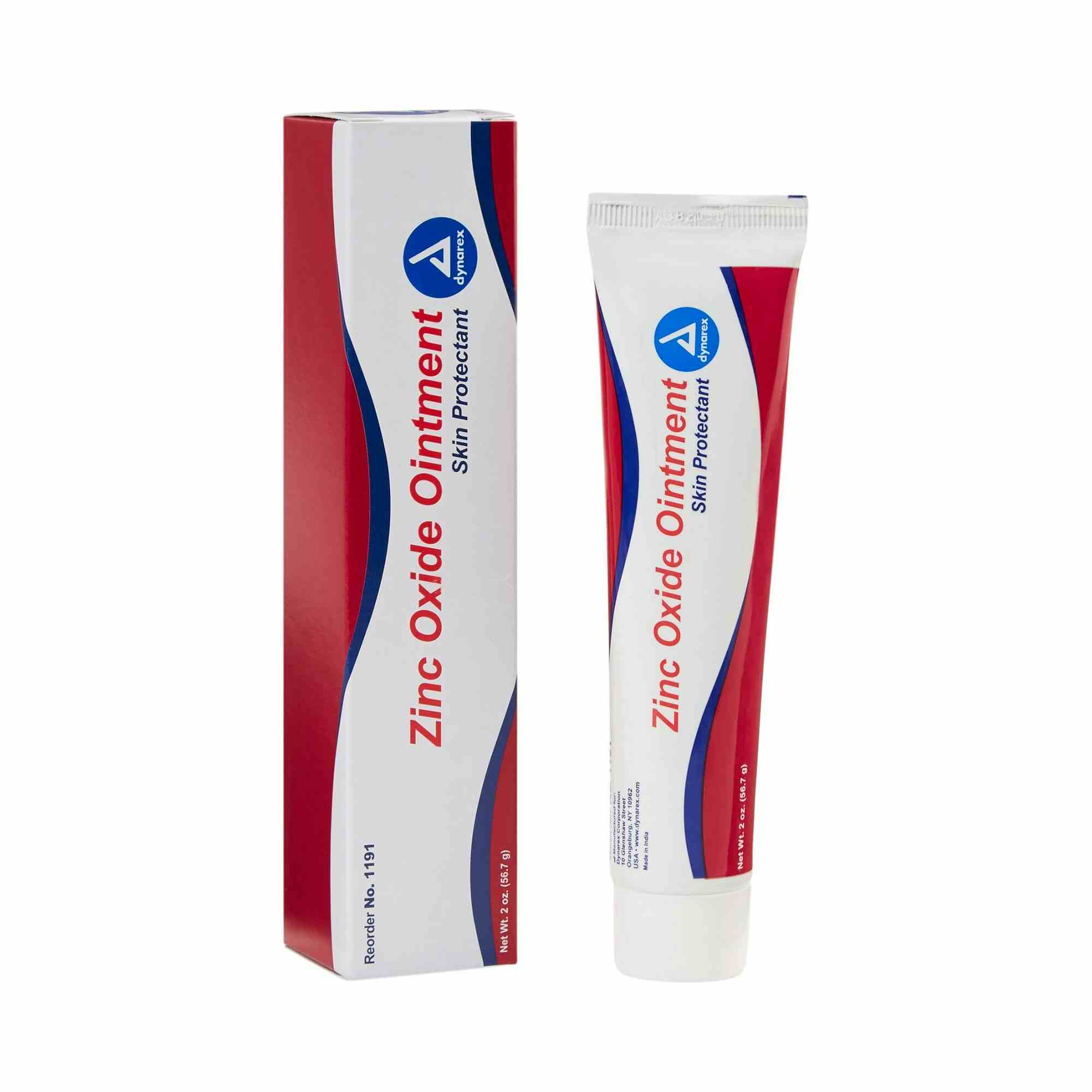 Dynarex Zinc Oxide Ointment Skin Protectant, 2 oz., 1191, 1 Each