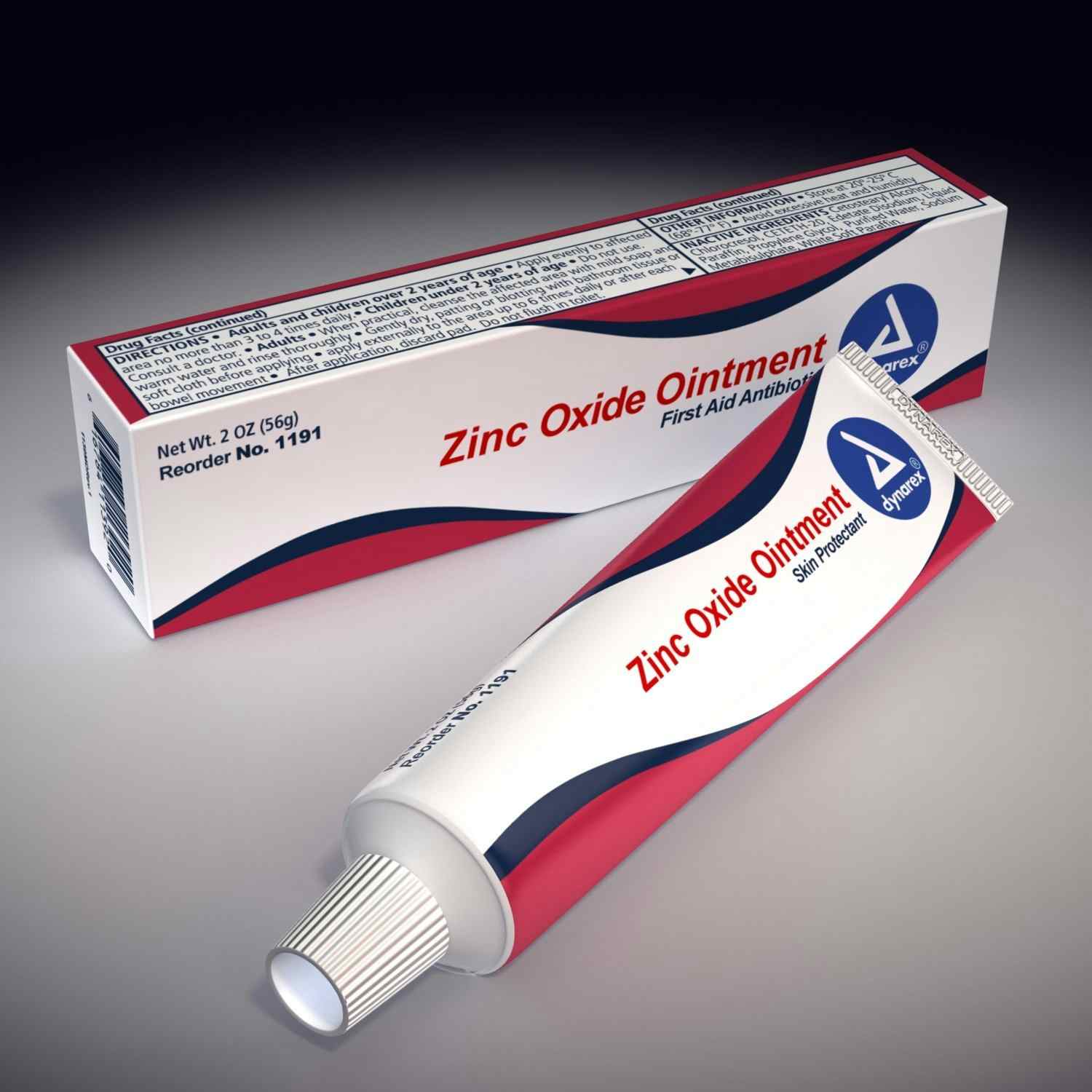 Dynarex Zinc Oxide Ointment Skin Protectant, 2 oz.