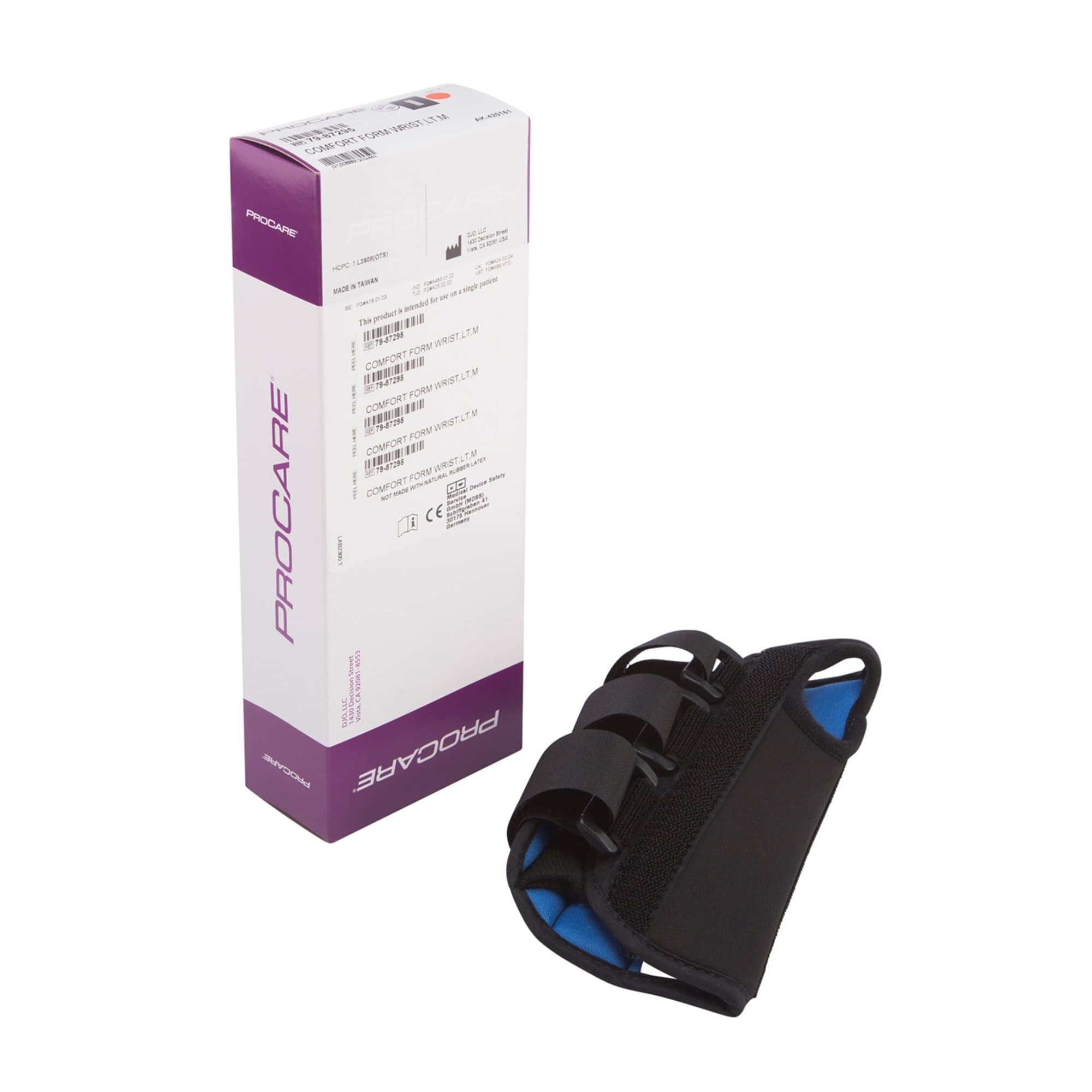 ProCare ComfortForm Left Hand Wrist Splint, 79-87295, Medium (6.5-7.5") - 1 Each