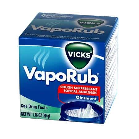 Vicks VapoRub Cough Suppressant Topical Analgesic Ointment, 32390001051, 1.76 oz. - 1 Each