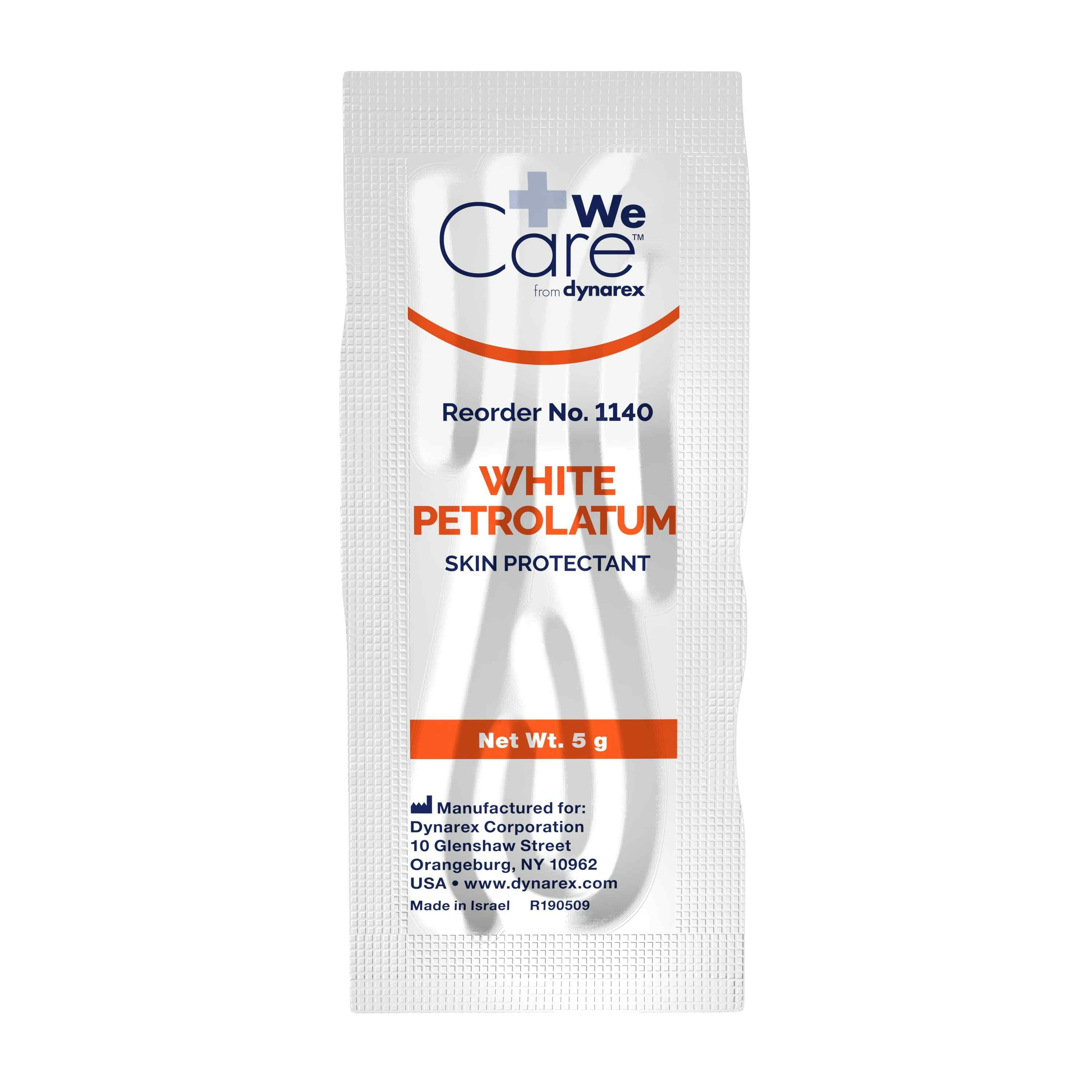 WeCare White Petrolatum Skin Protectant Individual Packets, 1140, Case of 864