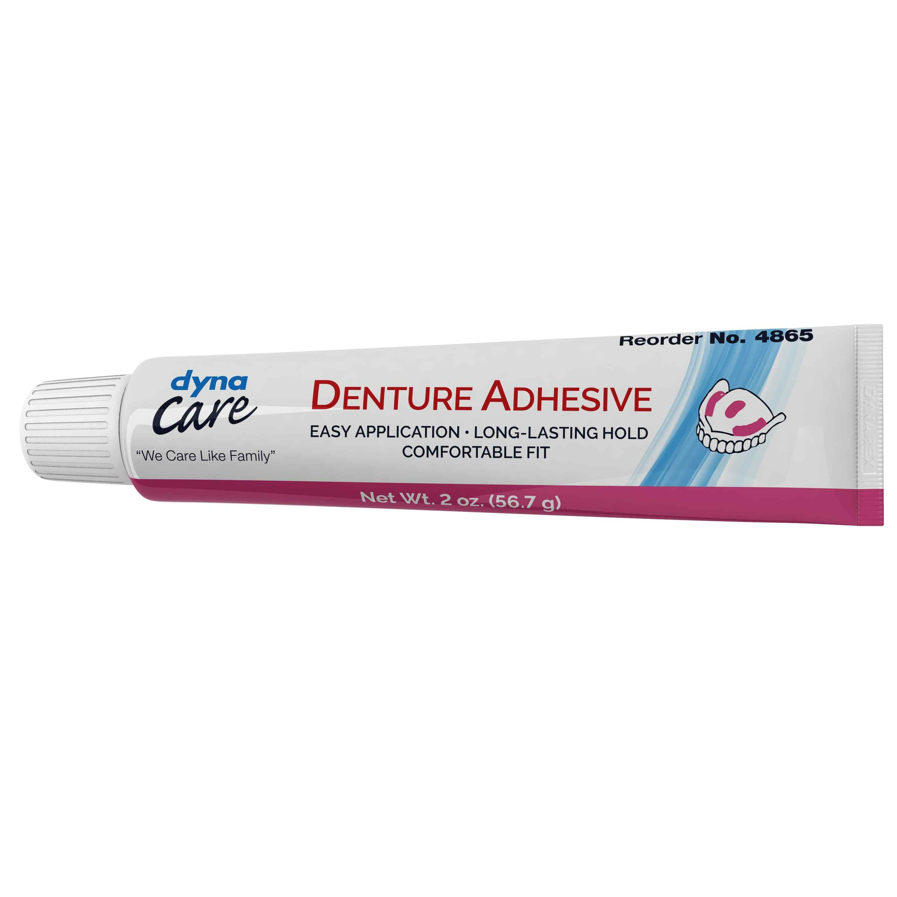 Dynarex DynaCare Denture Adhesive, 2 oz., 4865, 1 Each