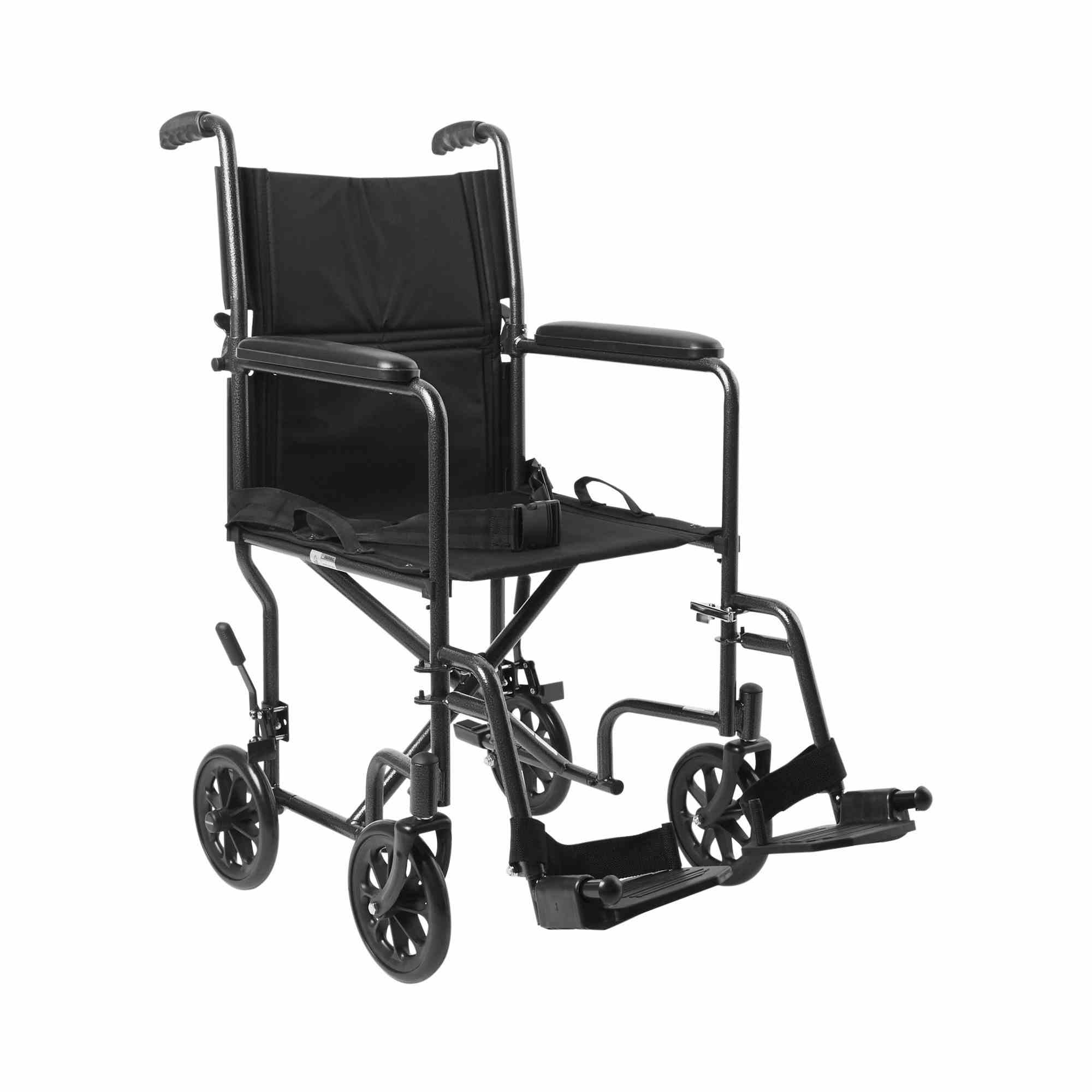 McKesson Lightweight Transport Chair, 146-TR39E-SV, 1 Each