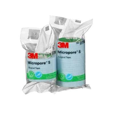 3M Micropore S Surgical Tape 2770 Series, 2" X 1.5 yd, 2770S-2, Box of 50