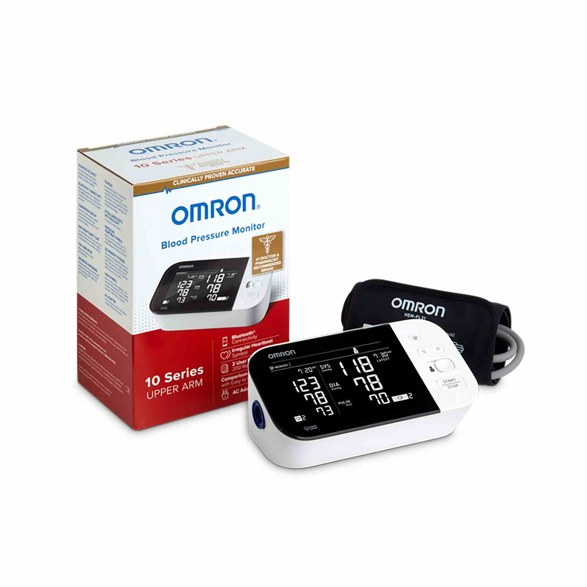 Omron 10 Series Upper Arm Blood Pressure Monitor, BP7450, 1 Each