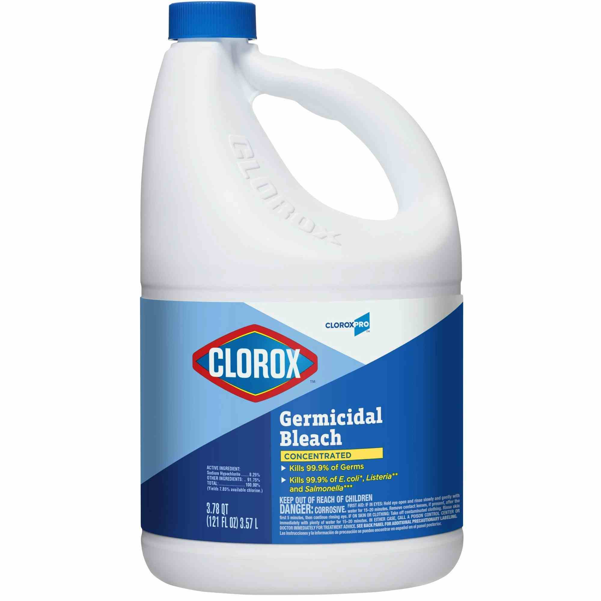 CloroxPro Concentrated Germicidal Bleach, 121 oz., 30966CT, 1 Each