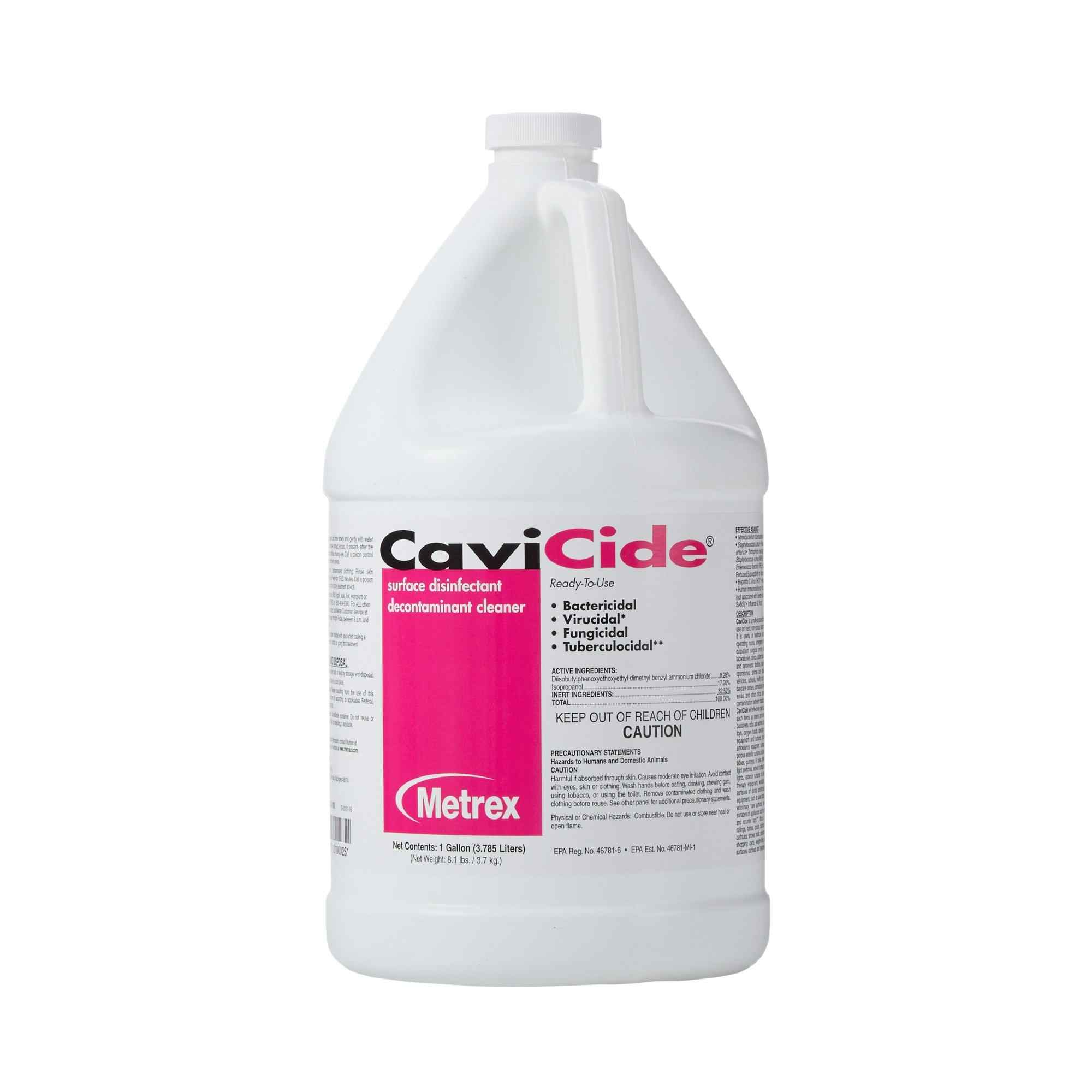Metrex CaviCide Surface Disinfectant Decontaminant Cleaner, 13-1000, 1 gal. - 1 Each
