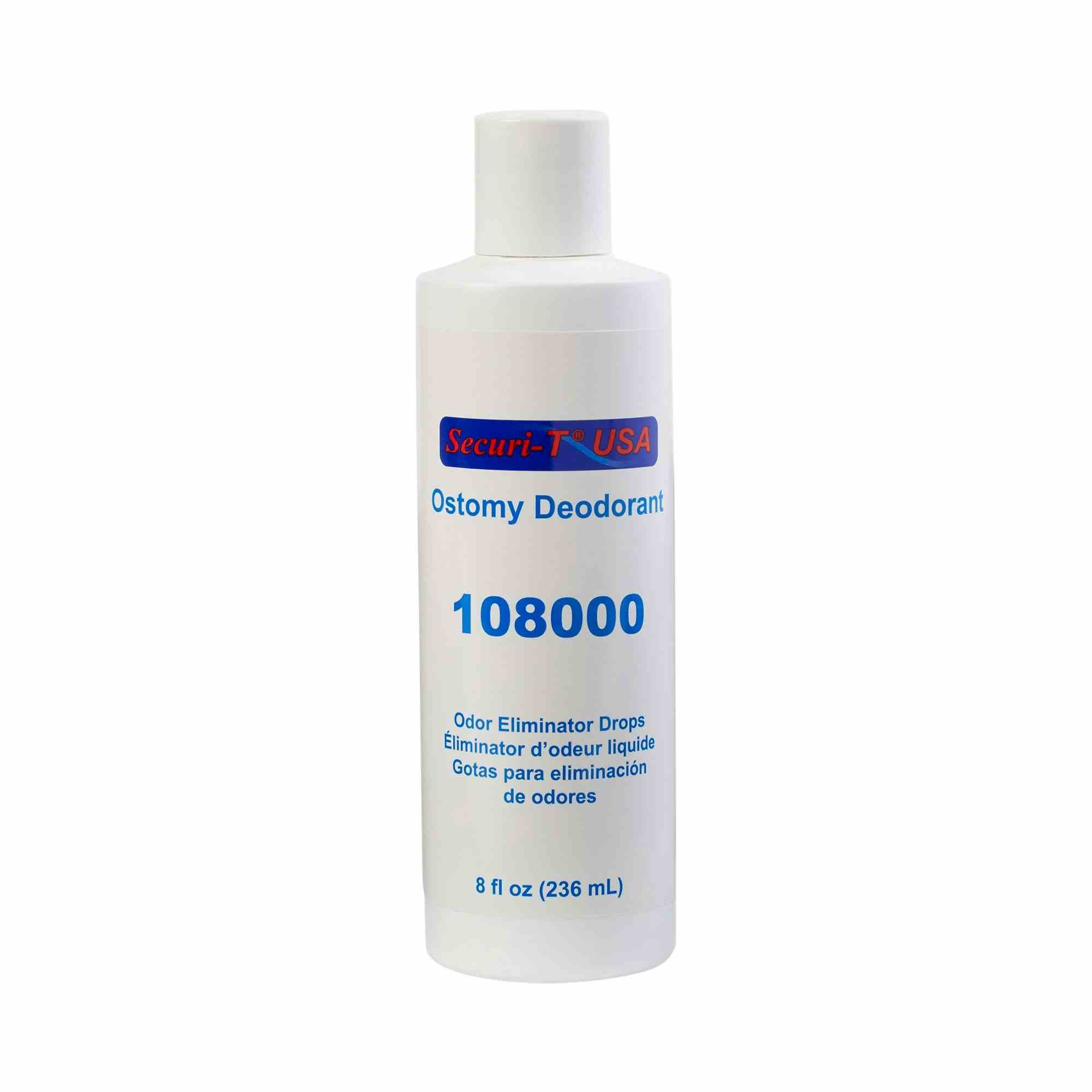 Securi-T USA Ostomy Deodorant Odor Eliminator Drops, 8 oz., 108000, 1 Each
